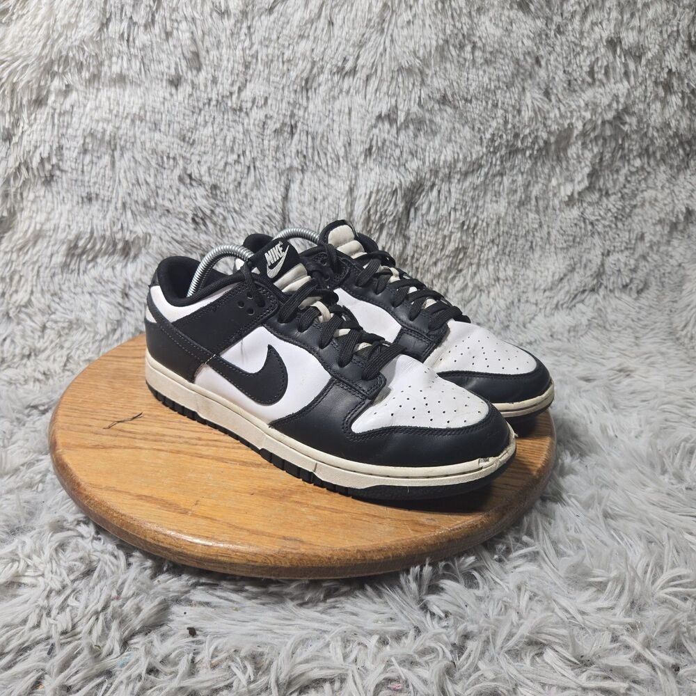 Nike Panda Dunk Low Mens Black White Low Top Casual Sneaker Size 9 Low Top Shoes